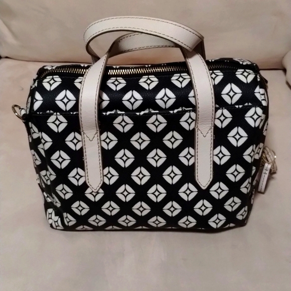 Fossil Sydney Satchel Black Bone - Picture 7 of 15